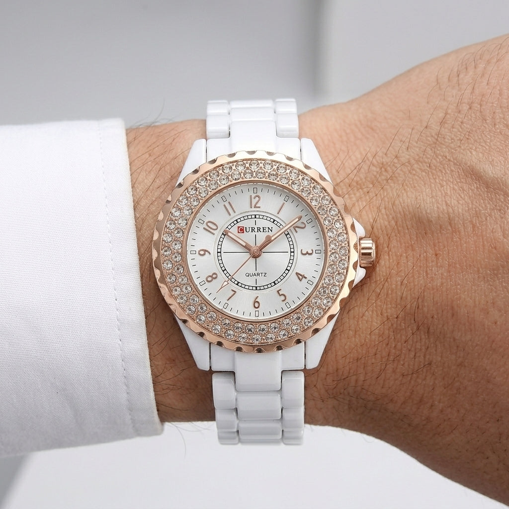 White Stainless Steel Waterproof - CUR054